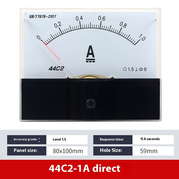 Amperímetro DC Analógico 44C2 - Medidor de Corriente de Precisión - Image 4