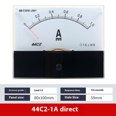 Amperímetro DC Analógico 44C2 - Medidor de Corriente de Precisión - Image 4