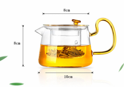 Juego de Tetera de Vidrio Templado Resistente al Calor con Filtro para Té - Image 8