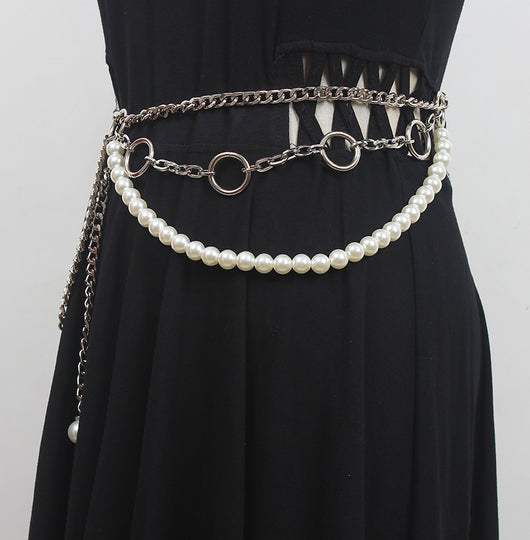 Cinturón de Perlas Decorativo Versátil para Vestidos y Faldas - Image 8
