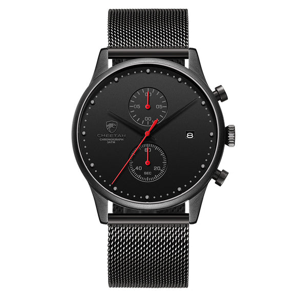 Reloj Empresarial CHEETAH para Hombre - Acero Inoxidable Resistente al Agua