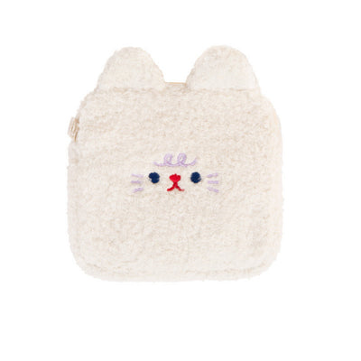 Bolsa de Higiene Menstrual con Bordado de Peluche - Capacidad Grande - Image 11
