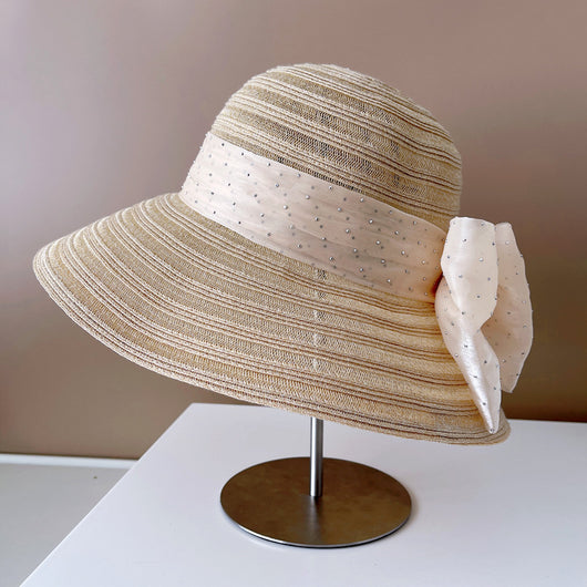 Sombrero de Paja Ligero con Protección Solar Transpirable para Mujer - Image 8