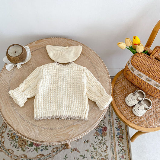 Suéter Tejido Niña Cuello Redondo Diseño Personalizado - Image 14