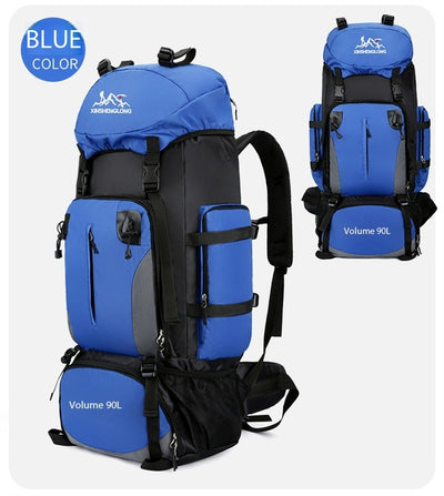 Mochila de Viaje 90L Impermeable para Senderismo y Trabajo - Image 38