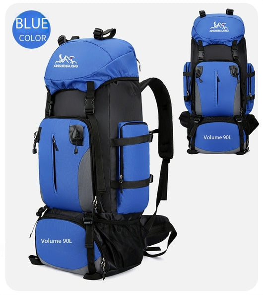 Mochila de Viaje 90L Impermeable para Senderismo y Trabajo - Image 38