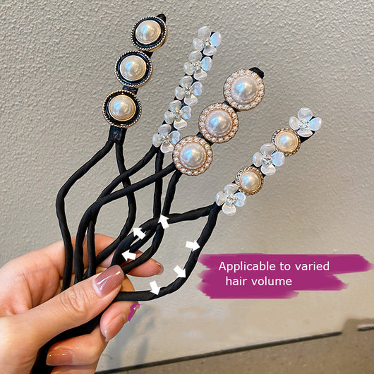 Coletero Fluido de Moño Flor Pétalo - Accesorio para Cabello Elástico y Suave - Image 5