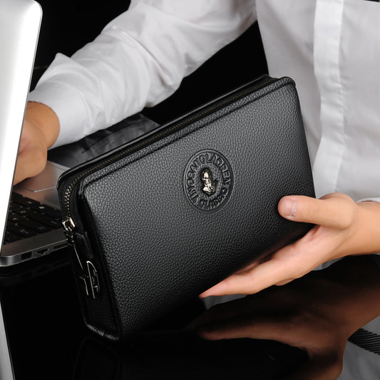 Cartera Ejecutiva de Cuero Suave para Hombre