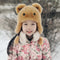 Gorro Infantil de Piel de Conejo Rex - Diseño Fashionable y Adorable