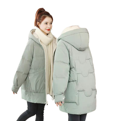 Chaqueta Acolchada de Plumón Mujer Largo Invierno - Image 2
