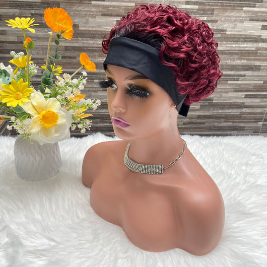 Banda para Cabello de Seda de Hielo con Cabello Humano Real Multicolor Elfa - Image 8
