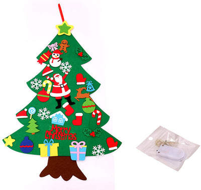 Árbol de Navidad de Fieltro Gigante DIY - Decoración Navideña Interactiva - Image 9