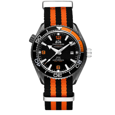 Reloj Mecánico Automático con Esfera Luminosa y Correa Canvas para Hombre - Image 9