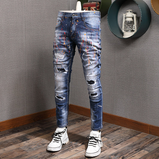 Jeans de Tela Elástica con Tecnología de Ajuste de Color - Image 9