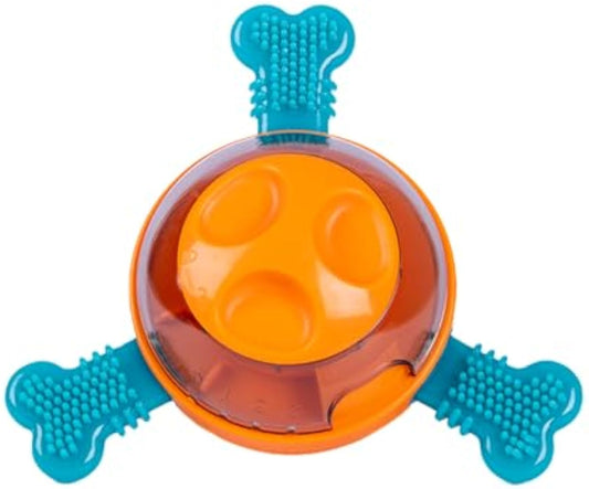 Juguete Interactivo Masticable para Perros - Dispensador de Premios y Estimulación Mental