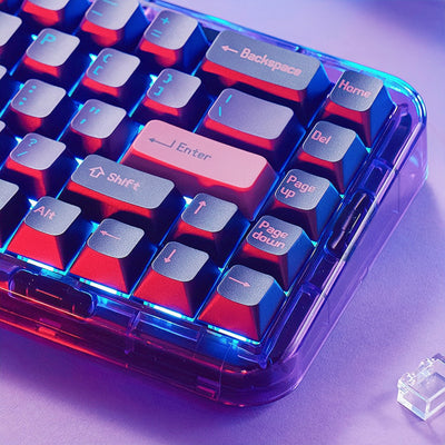 Teclado Mecánico Inalámbrico Tri-modo con Diseño Transparente - Image 5