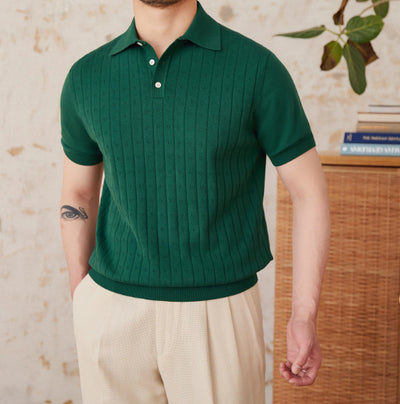 Polo Retro Algodón Puro Transpirable Corte Gentleman - Image 3