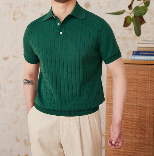 Polo Retro Algodón Puro Transpirable Corte Gentleman - Image 3