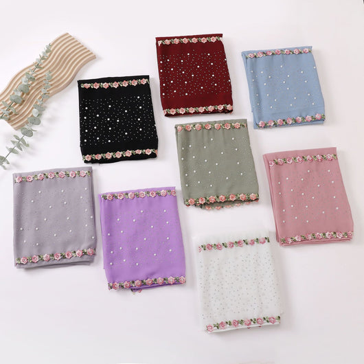 Pañuelo Chiffón Perla con Personalidad para Mujer - Image 3