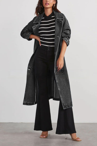 Chaqueta Denim Cortaviento para Mujer con Bolsillos Dobles - Image 3