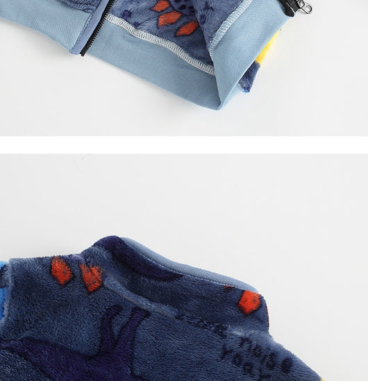 Abrigo Estilo Vaquero Franela para Niños - Image 27