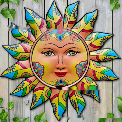 Decoración de Pared Sol de Hierro - Adorno Metálico para Jardín e Interiores - Image 2