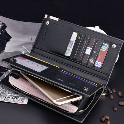 Cartera Clutch Larga con Cierre para Hombre - Image 3