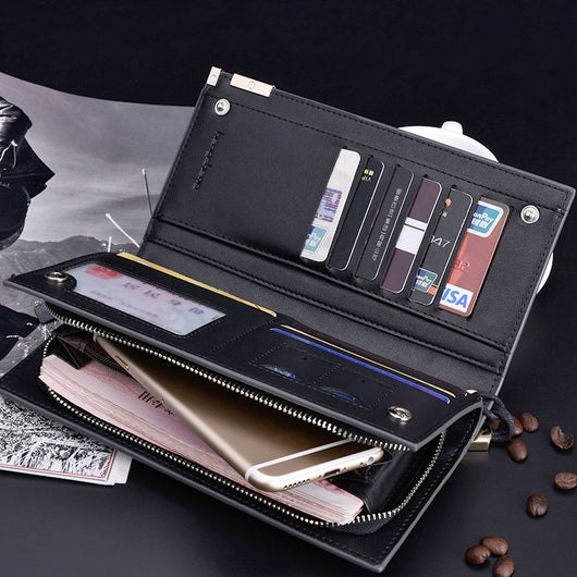 Cartera Clutch Larga con Cierre para Hombre - Image 3