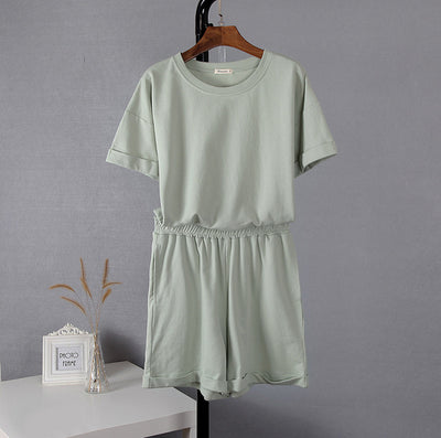 Conjunto de Verano Casual para Mujer - Blusa y Shorts de Algodón - Image 5