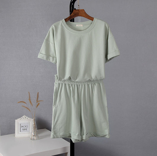 Conjunto de Verano Casual para Mujer - Blusa y Shorts de Algodón - Image 5