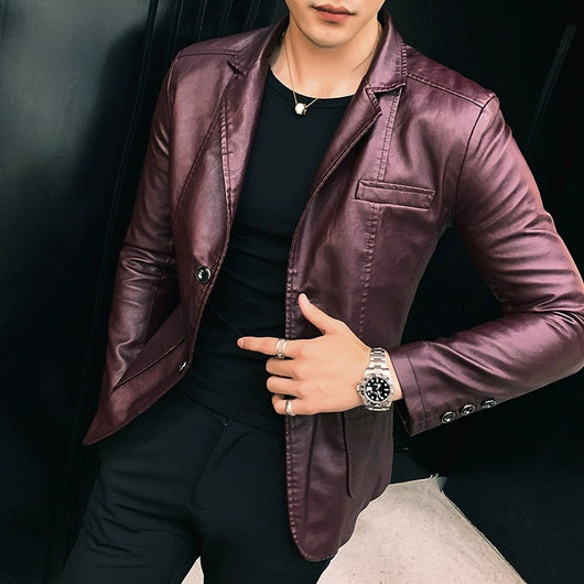Chaqueta de Cuero Casual Premium para Hombre - Image 7