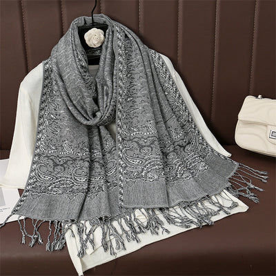 Chal Faux Cashmira Otoño-Invierno | Envolvente Cálido y Elegante - Image 36