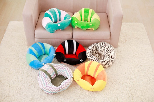 Silla de Comer Portátil para Bebé con Juguetes de Peluche - Image 7