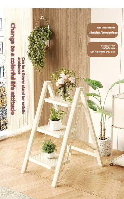 Escalera Roja Plegable para Plantas - Soporte Compacto sin Ocupar Espacio - Image 12