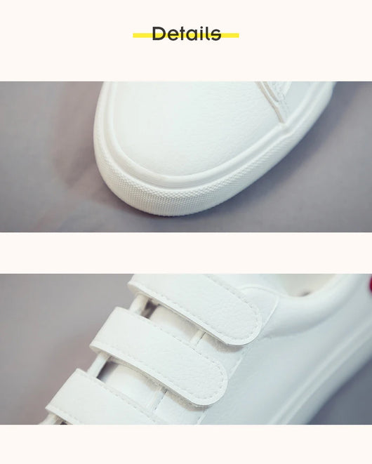Tenis Escolares Blancos Estilo Coreano - Image 9