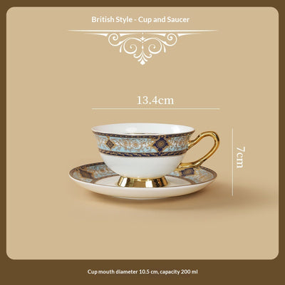 Juego de Taza y Plato de Cerámica Premium con Diseño Impreso - Image 19