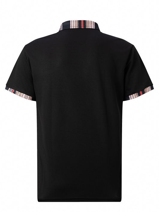 Playera Casual para Hombre con Cuello Estampado - Image 15
