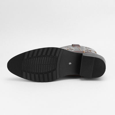 Bota Retro Alta con Bordado para Hombre - Image 5