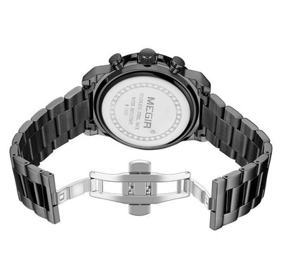 Reloj Deportivo Cronógrafo Acero Inoxidable Luminoso Hombre - Image 5