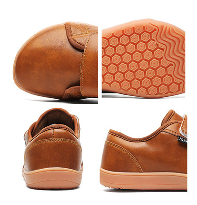 Zapatos Casuales de Cuero Ancho con Velcro para Hombre y Mujer Talla Grande - Image 32
