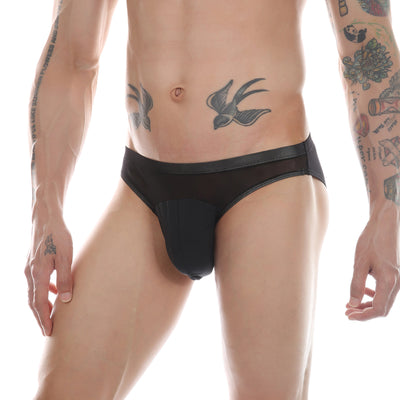 Calzoncillos Tipo Malla Transparente para Hombre con Bolsa Realzada - Image 3