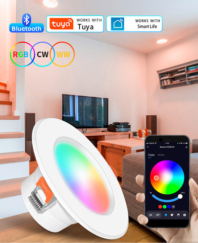 Foco Inteligente Bluetooth con Parlante, Control por Voz y Luz RGB Regulable - Image 15
