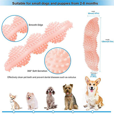 Light green pea pod shaped dog chew toy with textured nubs for teeth cleaning and bite resistance. - Image 6