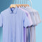 Men's Striped Short Sleeve Silk Shirt - Summer Style