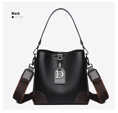 Bolso Bucket Bandolera Bicolor para Mujer - Image 10