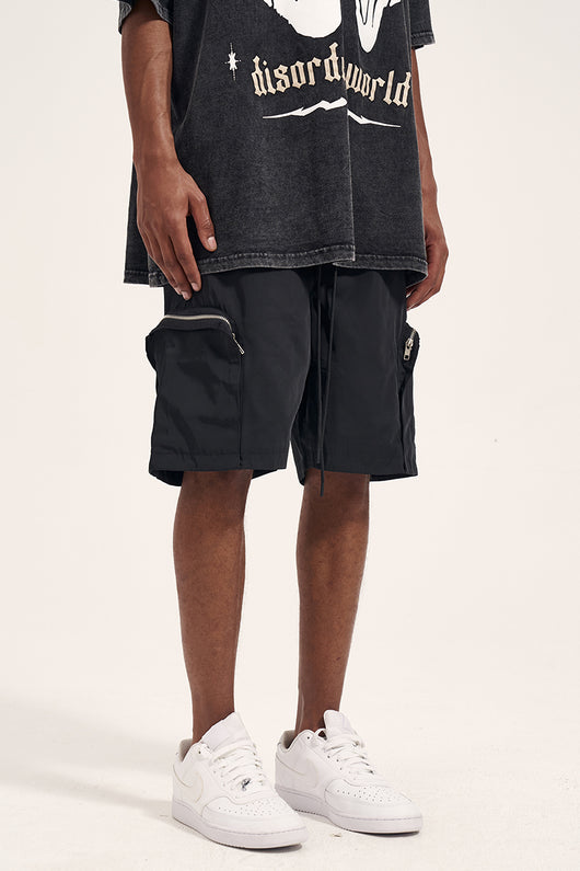 Shorts Casuales Holgados de Bolsillos Laterales - Estilo Urbano Versátil - Image 13