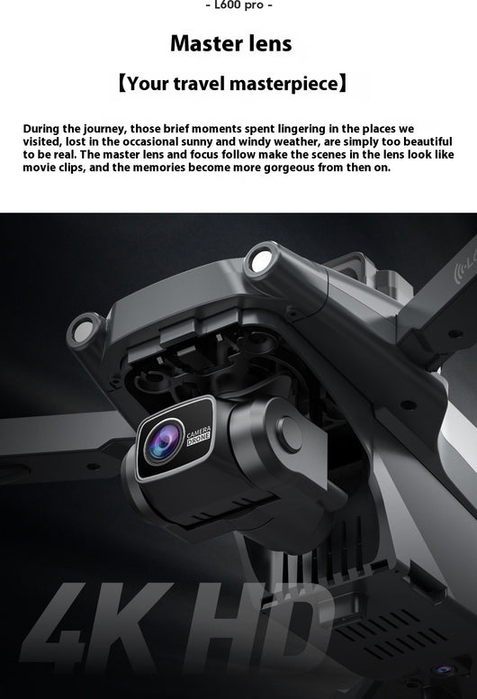 Dron L600PRO con Control Remoto Plegable y Pantalla Transparente - Image 18