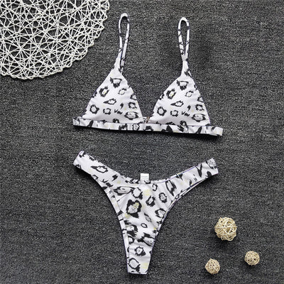 Bikini Estampado Leopardo con Tela Doble - Image 15