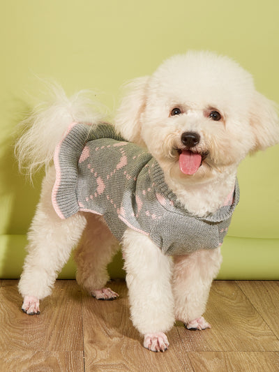 Suéter Hoodie para Perros Pequeños - Abrigo Invierno Tejido con Corazón - Image 35