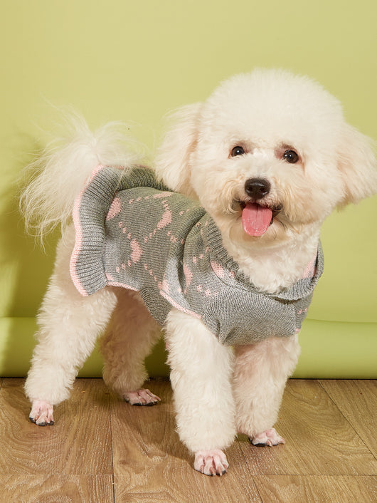 Suéter Hoodie para Perros Pequeños - Abrigo Invierno Tejido con Corazón - Image 35